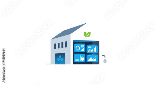 Sustainable Energy Solar Panel House.