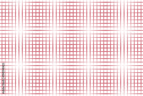 Abstract Grid Pattern Texture with Pink Lines on White Background Seamless Repeating