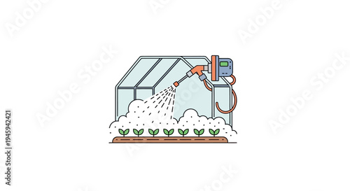 Washing cars with pressure washer outdoors.