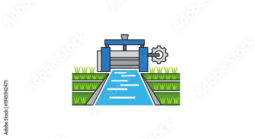 Water Dam Lock Gate Control System.
