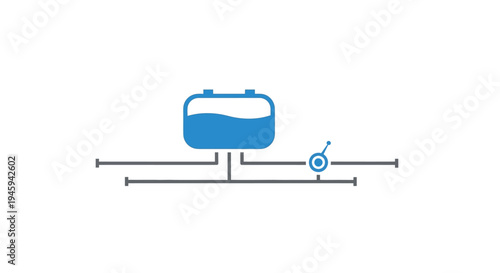 Water Tank Plumbing System Infrastructure.