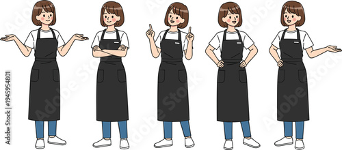 Group of diverse people character set including young adults and seniors wearing casual clothing standing and smiling isolated on white background flat vector illustration