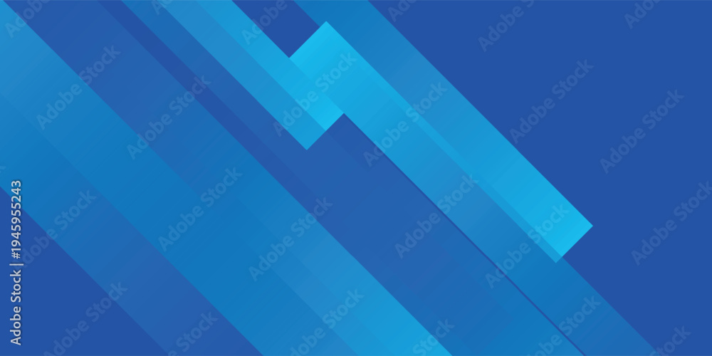 Fototapeta premium Abstract blue background with diagonal lines. Dynamic shapes composition. vector background eps10