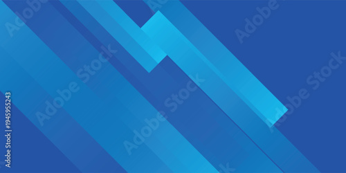 Abstract blue background with diagonal lines. Dynamic shapes composition. vector background eps10