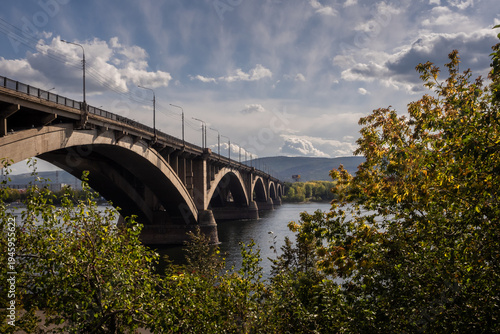 Photos Bridge over the Yenisei River in Krasnoyarsk