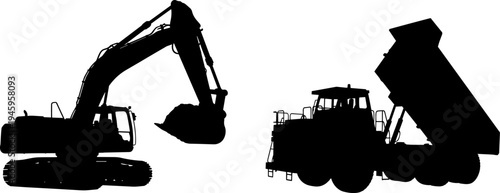 Black Bull Silhouette Vector Set Featuring a Realistic Muscular Animal and a Geometric Low Poly Bull Symbolizing Strength Power and Stock Market Bullish Trend