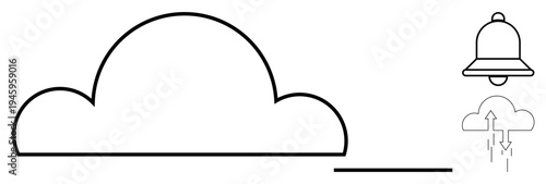 Cloud notification. Cloud storage services linked with notification systems to enhance data management. Cloud notification improves synchronization and data flow. For productivity, SaaS, app design
