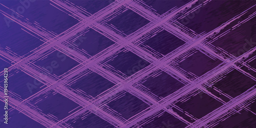 Abstract sports background with blue and purple strokes and gradients. Dynamic banner or poster design. Vector illustration