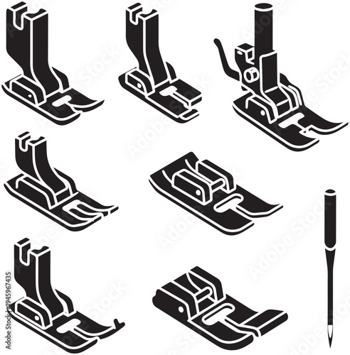 Wallpaper Mural A creative vector illustration set of fashion footwear icons featuring winter ice skates, sport sneakers, and skating boots in a stylish cartoon drawing design Torontodigital.ca