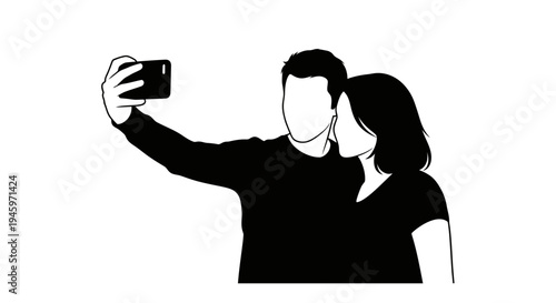 Couple Taking A Photo Together.