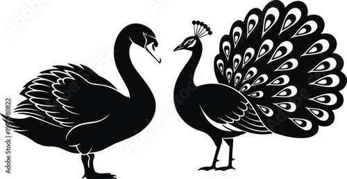 Burning sofa silhouette vector illustration set, flaming couch furniture on fire, house fire disaster concept, isolated black and white graphics.