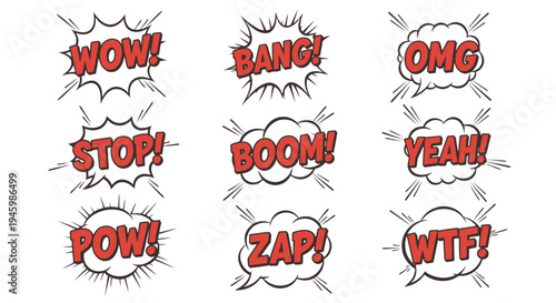 Collection of red shopping carts with sale tags and ribbons on white background isolated on transparent background