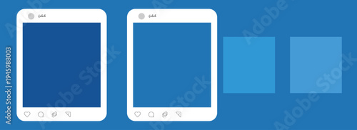 mobile phone with blue screen