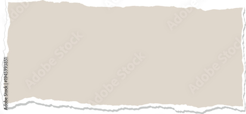 A torn piece of paper on a transparent background