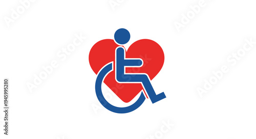 Inclusive Design Symbol Illustrating Disability Awareness And Promoting Compassionate Support