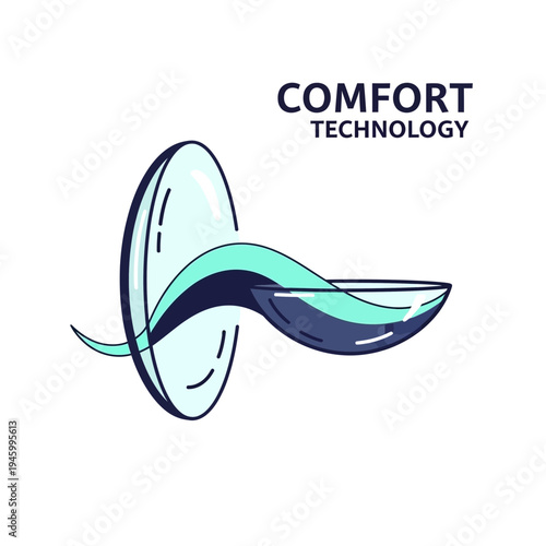 Innovative Contact Lens Design Showcasing Cutting-Edge Comfort Technology and Enhanced Vision