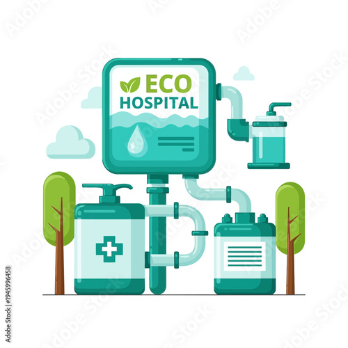 Innovative Eco-Friendly Hospital System Promoting Sustainable Healthcare Practices and
