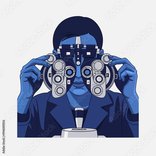 Innovative Ophthalmic Examination: A Unique Illustration for Vision Assessment and Eyecare