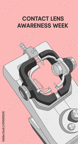 Innovative View of Ophthalmic Tools Highlighting Contact Lens Awareness During Special Week