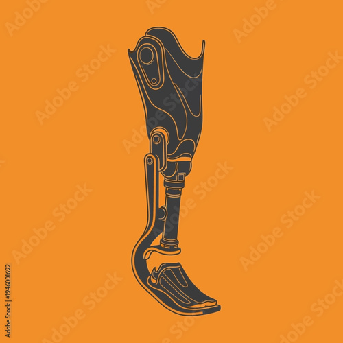 Innovative Prosthetic Leg Design: A Symbol of Mobility, Resilience and Advanced Technology
