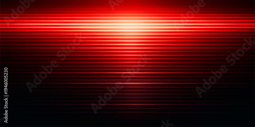 A bright red abstract wallpaper featuring a digital motion blur effect with striped lines and a textured pattern to create a high energy concept for modern art design