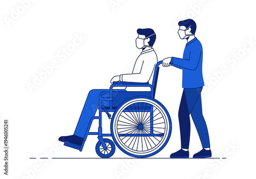 Medical Assistance During The Pandemic: Helping A Person With Mobility Difficulties