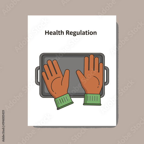 Maintaining Proper Health Regulations Through Illustrated Hygiene And Safety Procedures