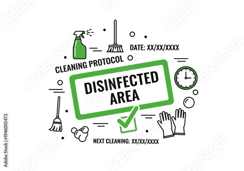 Maintaining Sanitary Spaces: A Pictorial Guide to Effective Disinfection Procedures