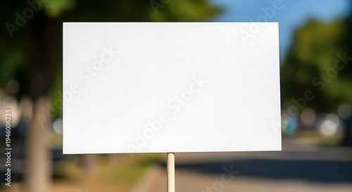 Blank Sign Board Mockup Outdoor Advertising Billboard