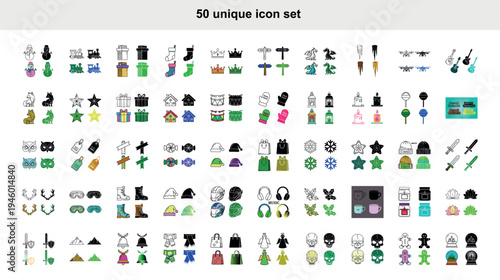 The Ultimate Global Master Library of Premium Professional Graphic Assets and Versatile Vector Icons Featuring an Extraordinary Range of Themes including Advanced Scientific Research with DNA Helixes 