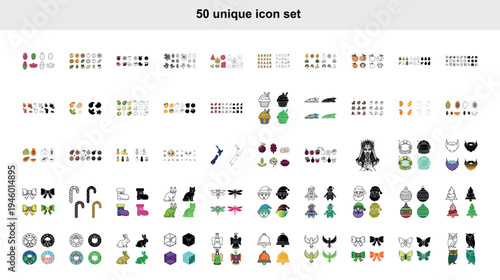 A Comprehensive Global Master Library of Premium Professional Graphic Assets and Versatile Vector Icons Featuring an Extraordinary Range of Themes including Advanced Scientific Research with DNA Helix