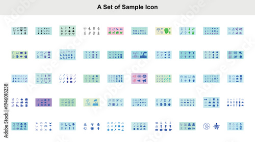 A Comprehensive Global Master Collection of High-Definition Vector Icons and Professional Graphic Assets Featuring Unique Design Sets that Include Advanced Scientific Laboratory Equipment, Medical Sym