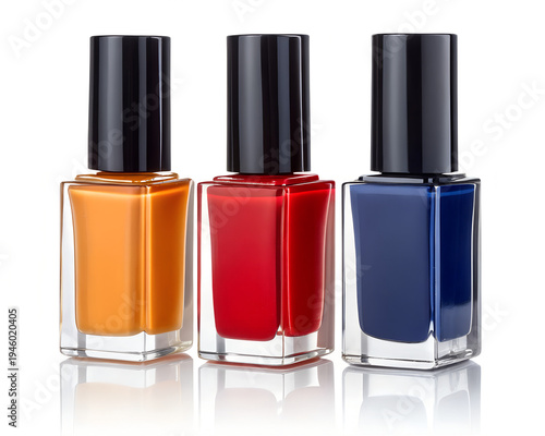 Bold Nail Polish Colors | Vibrant Orange Red Navy Blue Manicure Shades 2025