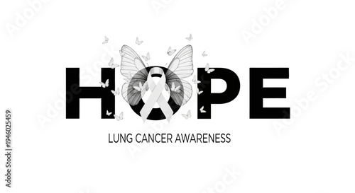 A symbol of hope for lung cancer awareness and research