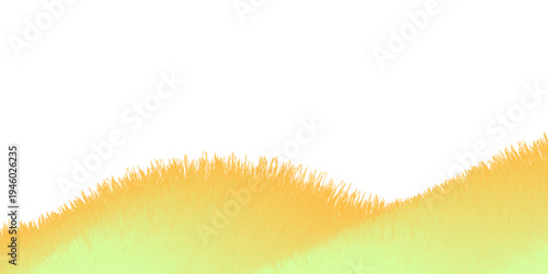 Abstract Vector Golden Hues and Serenity Abstract rendering of undulating golden hills with tranquil atmosphere. A soft gradation of color creates a soothing, natural composition.
