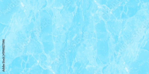 Light blue marble texture background with white veins, abstract turquoise stone surface for luxury backdrop or wallpaper
