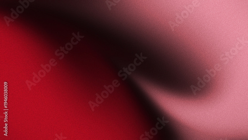 Deep Crimson and Dusty Rose Fluid Gradient with Intense Retro Film Grain; Dark Moody Liquid Mesh Texture featuring High-Contrast Shadow Play for Dramatic Branding, Music Production Art, and Edgy Desig