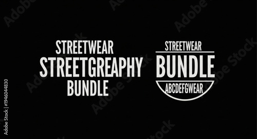 Streetwear Typography Bundle - Bold and Edgy Designs for Urban Fashion.