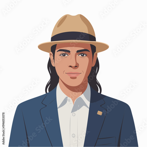 man with hat