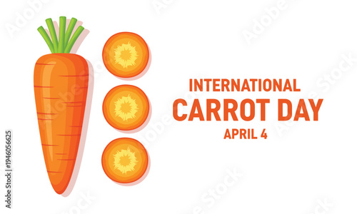 International carrot day celebration on april 6th with fresh carrots