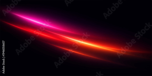 Abstract blue glowing space background with stars and motion energy design