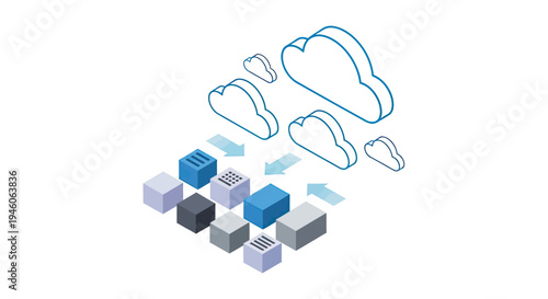 Digital Data Flow Architecture with Cloud Computing Storage and Processing