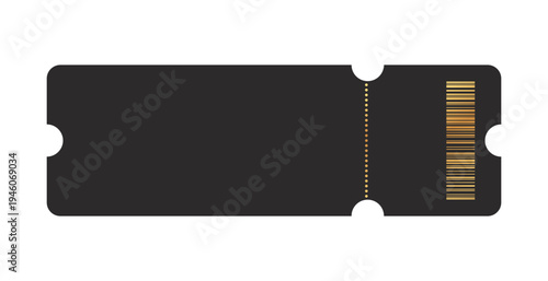 Sale coupon mockup. Sale flat template Ticket. For sale coupon. Minimalist coupon. Isolated background