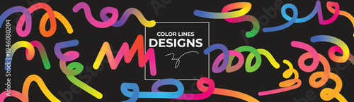 Vibrant multicolor graffiti art design with text overlay