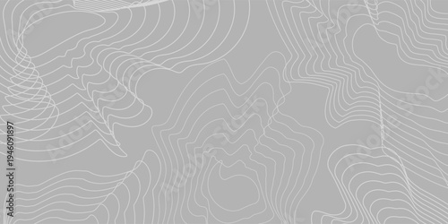 Panorama view gradient multicolor wave curve lines banner background design. Vector illustration.