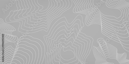 Panorama view gradient multicolor wave curve lines banner background design. Vector illustration.