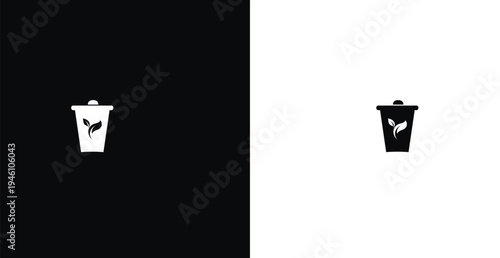 Minimal takeaway cup icon vector