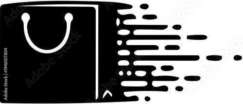 Luxurious Premium Retail Shopping Bag Elegance Vector