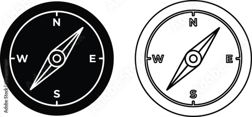 Compass rose designs: vintage compass designs, classic compass design, vintage compass Vector