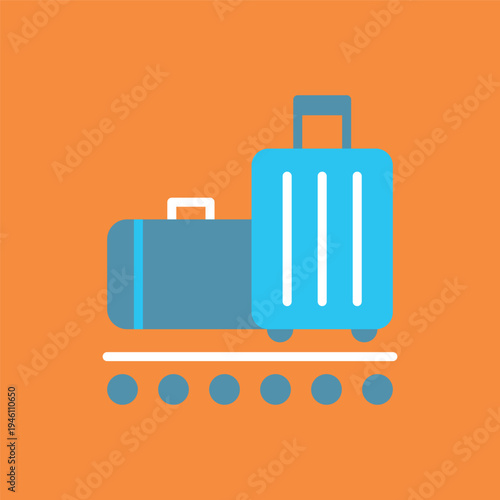 シンプルな荷物預かりのアイコン